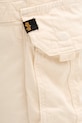 Alpha Industries szorty bawełniane Crew Short beżowy 176203.578
