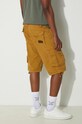 Odzież Alpha Industries szorty bawełniane Jet Short 191200.13 brązowy