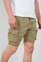 green Alpha Industries cotton shorts Crew Short Men’s