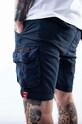 Odzież Alpha Industries szorty bawełniane 176203.07 granatowy