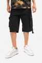 Alpha Industries pantaloni scurți din bumbac Jet Short bumbac negru 191200.03