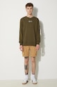 Alpha Industries cotton shorts Crew Short 176203.14 beige SS25