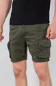 green Alpha Industries cotton shorts Men’s