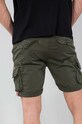 Alpha Industries szorty bawełniane 176203.142 zielony SS24