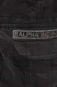 чёрный Хлопковые шорты Alpha Industries Crew Short Camo 196201 125