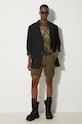 Kratke hlače Alpha Industries Combat Short 116210.142 zelena SS24