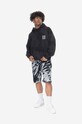 Alpha Industries pantaloni scurți Alpha Industries Tie Dye Shorts 106361 03 tricotaj negru 106361.03