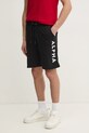 Alpha Industries szorty bawełniane Alpha Industries Alpha Jersey Short 116366 03 nadruk czarny 116366.03