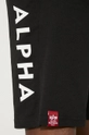 Alpha Industries pantaloncini in cotone Alpha Jersey Short 116366.03 nero