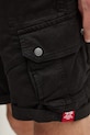 Alpha Industries pantaloni scurți Combat negru 116210.03
