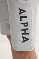 Alpha Industries pantaloni scurți Alpha Jersey 116366.17 gri