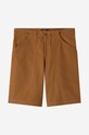 Хлопковые шорты A.P.C. коричневый COGBJ.H10179