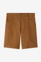 brown A.P.C. cotton shorts