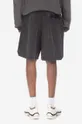 Bavlněné šortky A-COLD-WALL* Garment Dyed Panel Short ACWMB184 BLACK  100 % Bavlna
