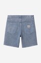 Carhartt WIP szorty jeansowe bawełniane Newel Short niebieski I029149