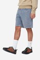 Carhartt WIP szorty jeansowe bawełniane Newel Short I029149 niebieski