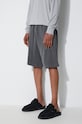 Carhartt WIP cotton shorts Nelson gray I030130