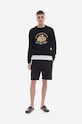 Σορτς Carhartt WIPAmerican Script Sweat Short I031685 μαύρο