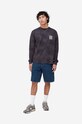 Джинсові бавовняні шорти Carhartt WIP I032026 блакитний SS23