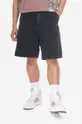 черен Дънков къс панталон от памук Carhartt WIP Single Knee Short Чоловічий