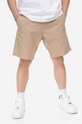 Carhartt WIP cotton shorts plain beige I021730.G1GD