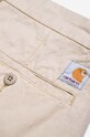 Carhartt WIP cotton shorts I021730.G1GD beige