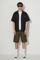 Bavlněné šortky Carhartt WIP Regular Cargo Short I028246 zelená AA00