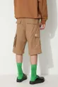 brown Carhartt WIP cotton shorts I028246 BLACK
