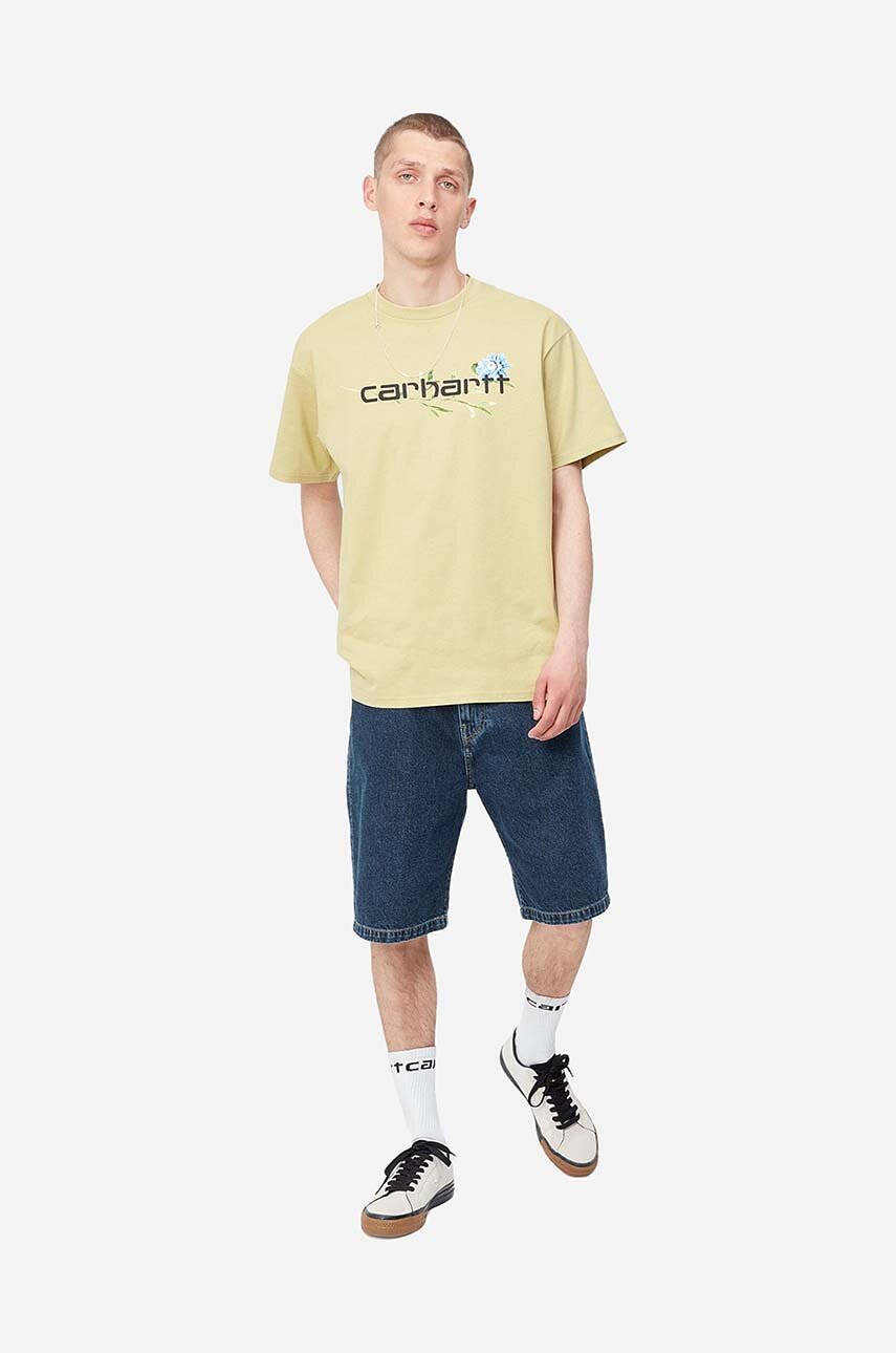 Bavlněné riflové kraťasy Carhartt WIP  Hlavní materiál: 100 % Bavlna Podšívka: 65 % Polyester, 35 % Bavlna