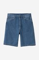 Bavlněné riflové kraťasy Carhartt WIP Landon Short I030469 modrá
