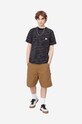 Carhartt WIP cotton shorts I031502 brown AA00