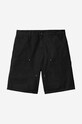 Carhartt WIP szorty bawełniane czarny I031502