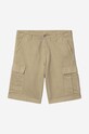 Carhartt WIP szorty bawełniane Regular Cargo Short beżowy I031517