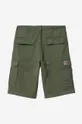 Carhartt WIP cotton shorts green