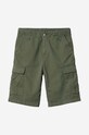 Carhartt WIP cotton shorts I031517 green