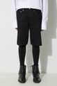Evisu denim shorts black 2ESHTM3DS172XXCS