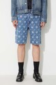 Odzież Evisu szorty jeansowe 2ESHTM3DS175XXCT niebieski