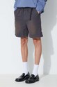 thisisneverthat linen blend shorts TN231WSOOS05 gray
