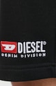 Diesel szorty bawełniane P-CROWN-DIV czarny A03760.0GEAD