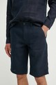 Marc O'Polo pantaloni scurti din in bleumarin M24003915104