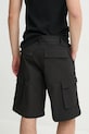 Ρούχα Σορτς Heliot Emil SS25.M.10.163.BLK01.CO μαύρο