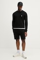 U.S. Polo Assn. szorty bawełniane DHM LB SWEAT MUP3354 czarny AA00