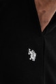 U.S. Polo Assn. szorty bawełniane DHM LB SWEAT czarny MUP3354