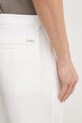 Armani Exchange къс панталон мъжки с лен бял 8NZS67.ZNFNZ.NOS