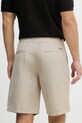 Дрехи Armani Exchange къс панталон мъжки с лен 8NZS67.ZNFNZ.NOS бежов