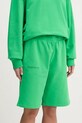 Pangaia pantaloni scurti din bumbac 10000261 verde