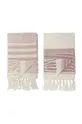 ροζ Bloomingville Βαμβακερή πετσέτα Loke (2-pack) Unisex