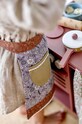 Bloomingville bavlněná kuchyňská zástěra Nehla 82055356 hnědá AA00