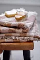 brązowy Bloomingville ręcznik bawełniany