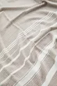 Madam Stoltz duży ręcznik bawełniany 100 x 180 cm brązowy